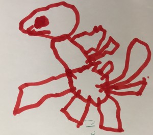 Joshua W's Dinosaur Drawing