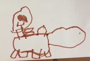 Kaden's Dinosaur Drawing